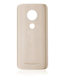 Replacement Back cover Glass Compatible with Motorola Moto G7 Play (XT1952 / 2019) (Gold) (US Version)