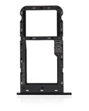 Replacement Single Sim Card Tray Compatible with Motorola Moto G7 Play (XT1952 / 2019) (Black) (US Version)