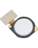 Replacement Home Button With Flex Compatible with Huawei P30 Lite (White)