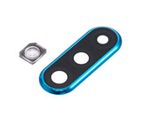 Replacement Back Camera Lens With Bezel Ring Compatible with Huawei P30 Lite (Peacock Blue) (4GB RAM)
