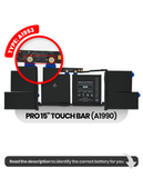 Replacement Battery (A1953) Compatible with Apple MacBook Pro 15" A1990 (2018-2019)