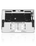 Replacement Top Case With Keyboard Compatible with Apple MacBook Pro 15" A1990 (2018-2019) (UK English) (Used OEM Pull: Grade New) (Silver)