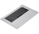 Replacement Top Case Assembly (With Battery And Keyboard) Compatible with Apple MacBook Pro 15" A1990 (2018-2019) (Silver) (US English)