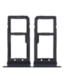 Replacement Dual Sim Card Tray Compatible with HTC U12 Plus / U11 Plus (Ceramic Black)