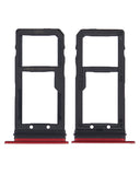 Replacement Dual Sim Card Tray Compatible with HTC U12 Plus (Flame Red)