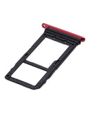 Replacement Dual Sim Card Tray Compatible with HTC U12 Plus (Flame Red)