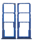Replacement Dual Sim Card Tray Compatible with Samsung Galaxy A70 (A705 / 2019) (Blue)