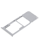Replacement Single Sim Card Tray Compatible with Samsung Galaxy A70 (A705 / 2019) (Silver)