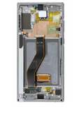 Replacement OLED Assembly With Frame Compatible with Samsung Galaxy Note 10 Plus / 5G (Refurbished) (Aura Glow / Silver)