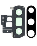 Replacement Back Camera Lens With Bracket / Bezel Compatible with Samsung Galaxy Note 10 Plus / 5G (Aura Black)
