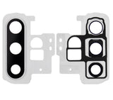 Replacement Back Camera Lens With Bracket / Bezel Compatible with Samsung Galaxy Note 10 Plus / 5G (Aura White)