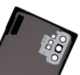 Replacement Back Cover Glass With Camera Lens Compatible with Samsung Galaxy Note 10 Plus / 5G (No Logo) (Aftermarket Plus) (Aura White)