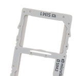 Replacement Dual Sim Card Tray Compatible with Samsung Galaxy Note 10 Plus / 5G (Aura Glow / Silver)