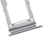 Replacement Dual Sim Card Tray Compatible with Samsung Galaxy Note 10 Plus / 5G (Aura Glow / Silver)