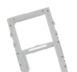 Replacement Dual Sim Card Tray Compatible with Samsung Galaxy Note 10 Plus / 5G (Aura Glow / Silver)