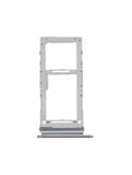 Replacement Dual Sim Card Tray Compatible with Samsung Galaxy Note 10 Plus / 5G (Aura Glow / Silver)