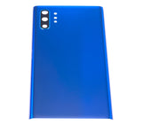 Replacement Back Cover Glass With Camera Lens Compatible with Samsung Galaxy Note 10 Plus / 5G (No Logo) (Aftermarket Plus) (Aura Blue)