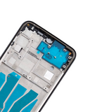 Replacement Mid-Frame Housing Compatible with Motorola Moto G8 Plus (XT2019 / 2019) (Black)