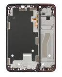Replacement Mid-Frame Housing Compatible with Motorola Moto G8 Plus (XT2019 / 2019) (Red)