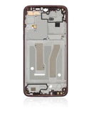 Replacement Mid-Frame Housing Compatible with Motorola Moto G8 Plus (XT2019 / 2019) (Red)