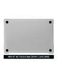 Replacement Bottom Case Compatible with Apple MacBook Pro 15" A1707 (2016-2017) / A1990 (2018-2019) (Silver)