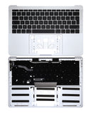 Replacement Top Case With Keyboard Compatible with Apple MacBook Pro 13" A1708 (2016-2017) (French Keyboard) (Silver)