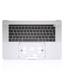 Replacement Top Case With Keyboard Compatible with Apple MacBook Pro 15" A1707 (2016-2017) (French Keyboard) (Silver)