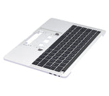 Replacement Top Case With Keyboard Compatible with Apple MacBook Pro 13" A1706 (2016-2017) (French Keyboard) (Silver)