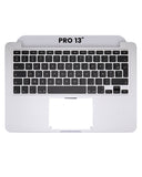 Replacement Top Case With Keyboard Compatible with Apple MacBook Pro 13" A1502 (2015) (French Keyboard)