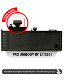 Replacement Battery (A1321) Compatible with Apple MacBook Pro 15" A1286 (2009-2010)