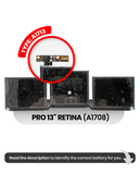 Replacement Battery (A1713) Compatible with Apple MacBook Pro 13" A1708 (2016-2017)