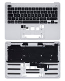 Replacement Top Case With Keyboard MacBook Pro 13" A2289 (2020) (UK Keyboard) (Used OEM Pull: Grade New) (Silver) Compatible with Apple
