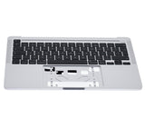 Replacement Top Case With Keyboard MacBook Pro 13" A2289 (2020) (UK Keyboard) (Used OEM Pull: Grade New) (Silver) Compatible with Apple