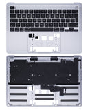 Replacement Top Case With Keyboard MacBook Pro 13" A2289 (2020) (UK Keyboard) (Used OEM Pull: Grade New) (Space Gray) Compatible with Apple