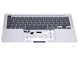 Replacement Top Case With Keyboard MacBook Pro 13" A2289 (2020) (UK Keyboard) (Used OEM Pull: Grade New) (Space Gray) Compatible with Apple