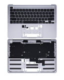 Replacement Top Case With Keyboard MacBook Pro 13" A2289 (2020) (US Keyboard) (Used OEM Pull: Grade New) (Space Gray) Compatible with Apple