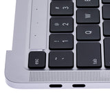 Replacement Top Case With Keyboard MacBook Pro 13" A2289 (2020) (US Keyboard) (Used OEM Pull: Grade New) (Space Gray) Compatible with Apple