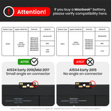 Replacement Battery (A1705) Compatible with Apple MacBook 12" A1534 (2016-2017)