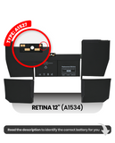 Replacement Battery (A1527) Compatible with Apple MacBook 12" A1534 (2015)