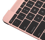 Replacement Top Case With Keyboard And Microphone Compatible with Apple MacBook 12" A1534 (2016-2017) (US English) (Used OEM Pull: Grade New) (Rose Gold)