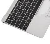 Replacement Top Case With Keyboard And Microphone Compatible with Apple MacBook 12" A1534 (2016-2017) (US English) (Used OEM Pull: Grade New) (Silver)