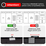 Replacement Battery (A1383) Compatible with Apple MacBook Pro 17" A1297 (2011)