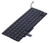 Replacement Keyboard + Backlight + Screw (US) Compatible with Apple MacBook Pro 17" A1297 (2009-2011)