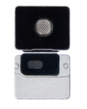 Replacement Flash Light / Power Flex Bracket With Microphone Mesh Compatible with Apple iPhone 11 (White) (10 Pack)