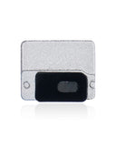 Replacement Flash Light / Power Flex Bracket With Microphone Mesh Compatible with Apple iPhone 11 (White) (10 Pack)