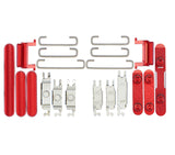 Replacement Hard Buttons (Power / Volume / Switch) Compatible with Apple iPhone 11 (Red)