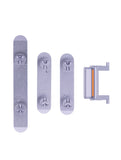 Replacement Hard Buttons (Power / Volume / Switch) Compatible with Apple iPhone 11 (Purple)