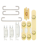 Replacement Hard Buttons (Power / Volume / Switch) Compatible with Apple iPhone 11 (Yellow)