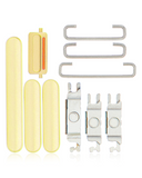 Replacement Hard Buttons (Power / Volume / Switch) Compatible with Apple iPhone 11 (Yellow)