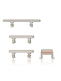 Replacement Hard Buttons (Power / Volume / Switch) Compatible with Apple iPhone 11 (White)